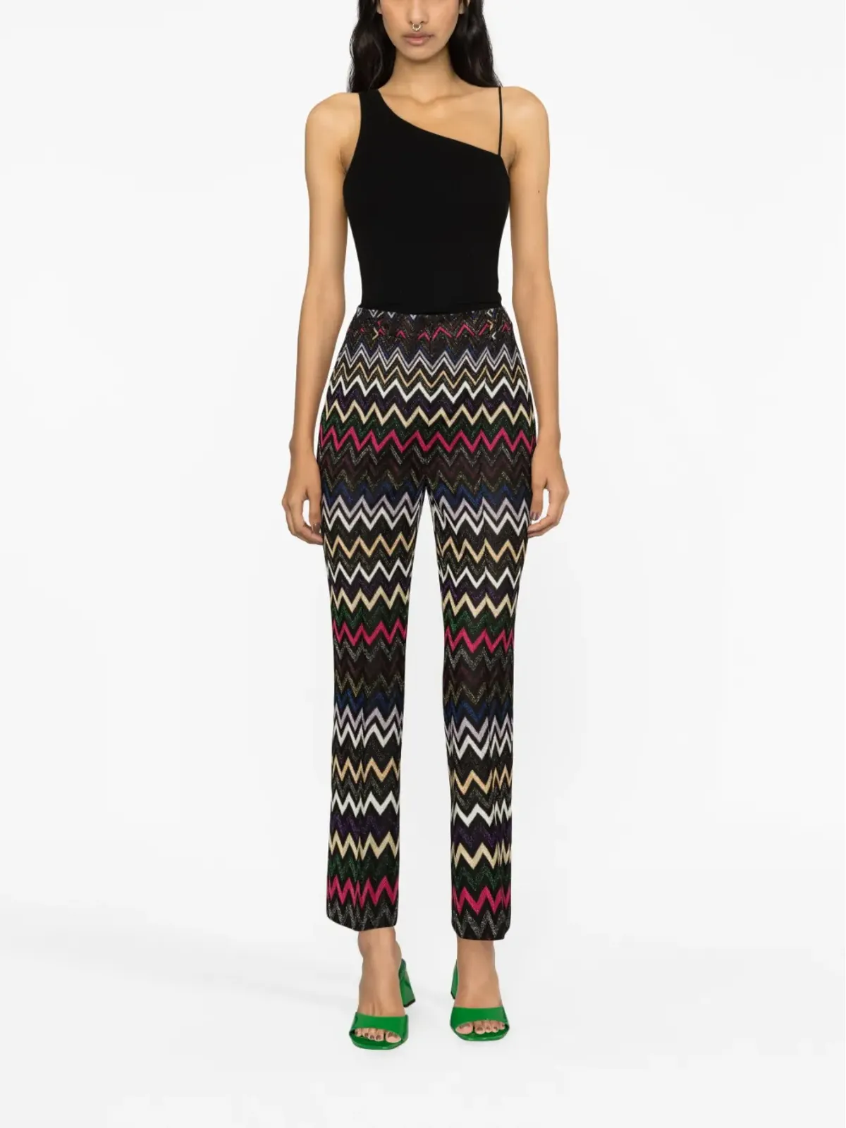 Missoni ジグザグ ルレックスパンツ - 画像3