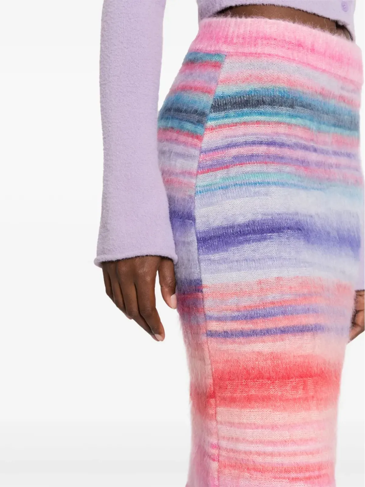 Missoni スラブ起毛ニットスカート - 画像5