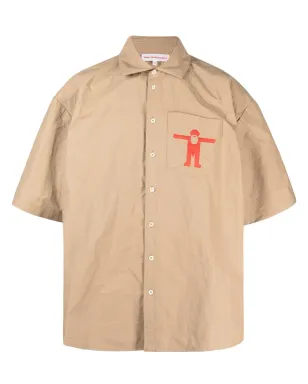 Walter Van Beirendonck スター ロゴプリント オーバーサイズ シャツ - サムネイル1