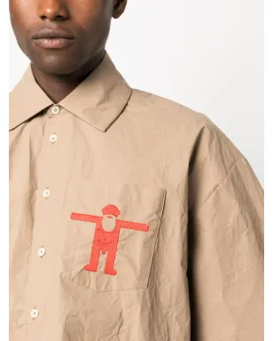 Walter Van Beirendonck スター ロゴプリント オーバーサイズ シャツ - サムネイル5