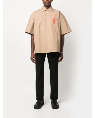 Walter Van Beirendonck スター ロゴプリント オーバーサイズ シャツ - サムネイル2