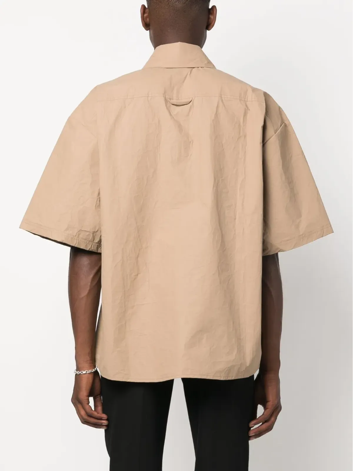 Walter Van Beirendonck スター ロゴプリント オーバーサイズ シャツ - 画像4