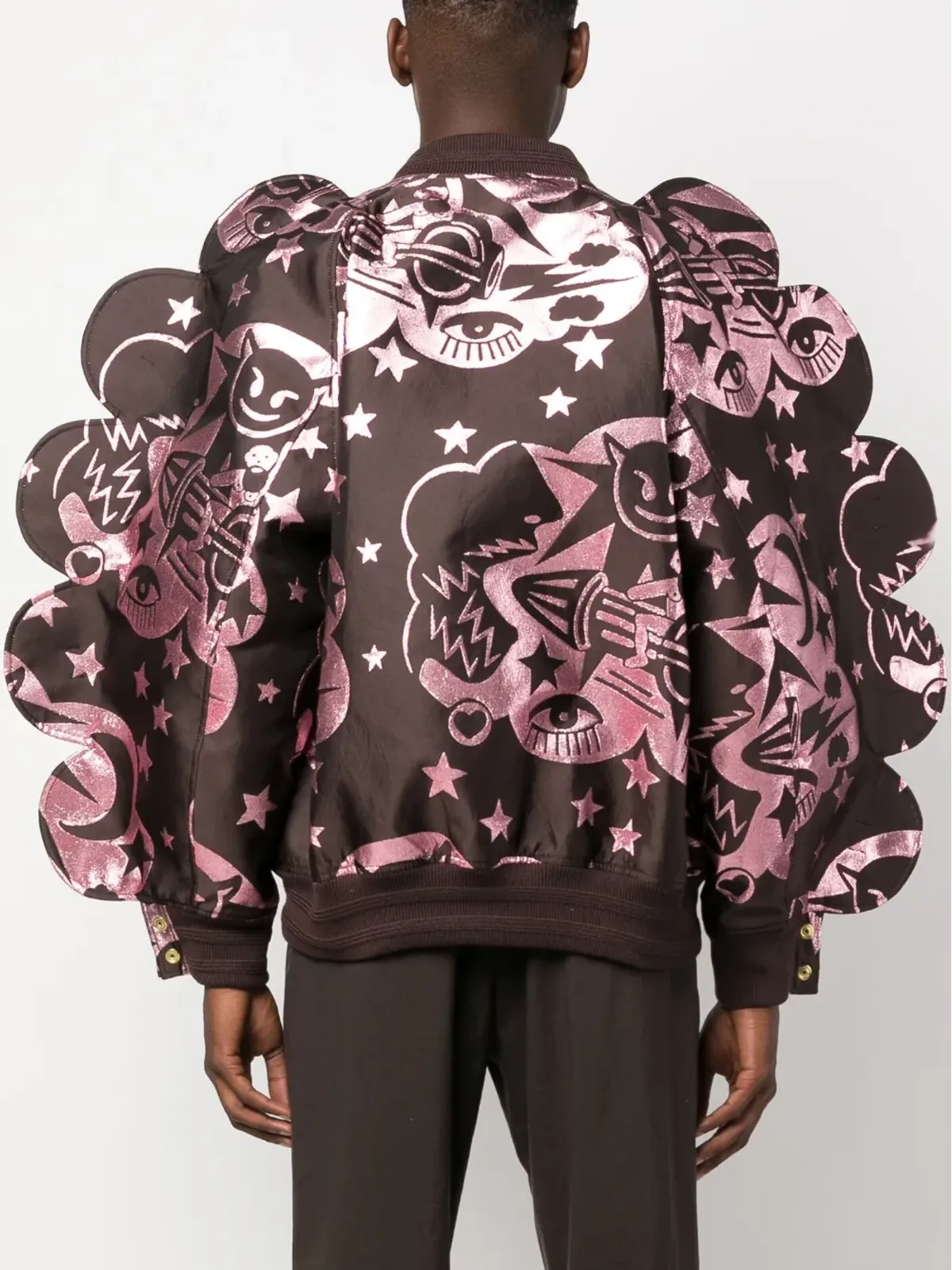 Walter Van Beirendonck Wings オーバサイズ ボンバー ジャケット - 画像4