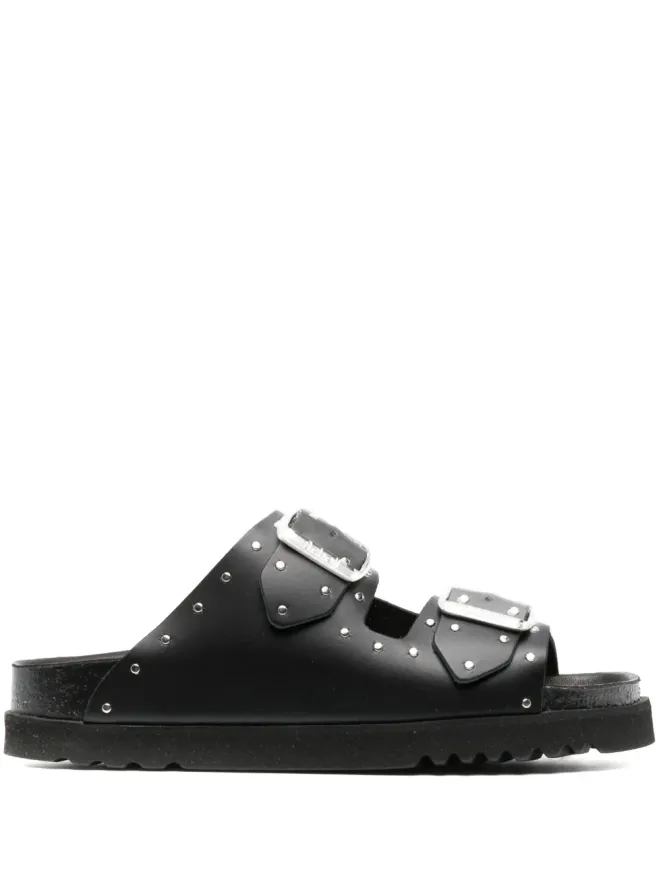 Scholl Scholl Beatriz スタッズ付きレザースライドの商品画像