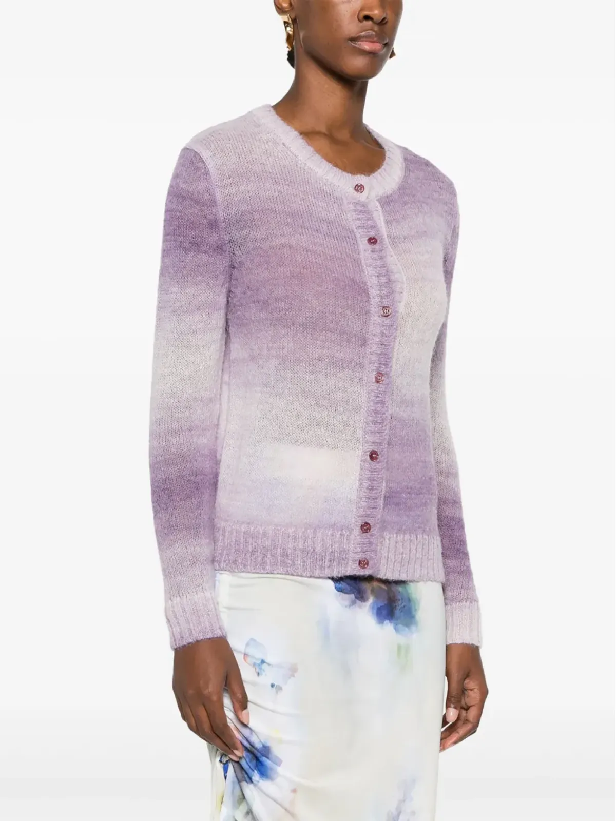 Missoni アルパカ混カーディガン - Purple - 画像3