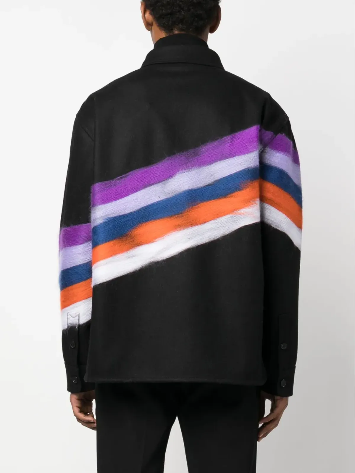 Missoni ブラッシュドエフェクト・ストライプ シャツジャケット - 画像4