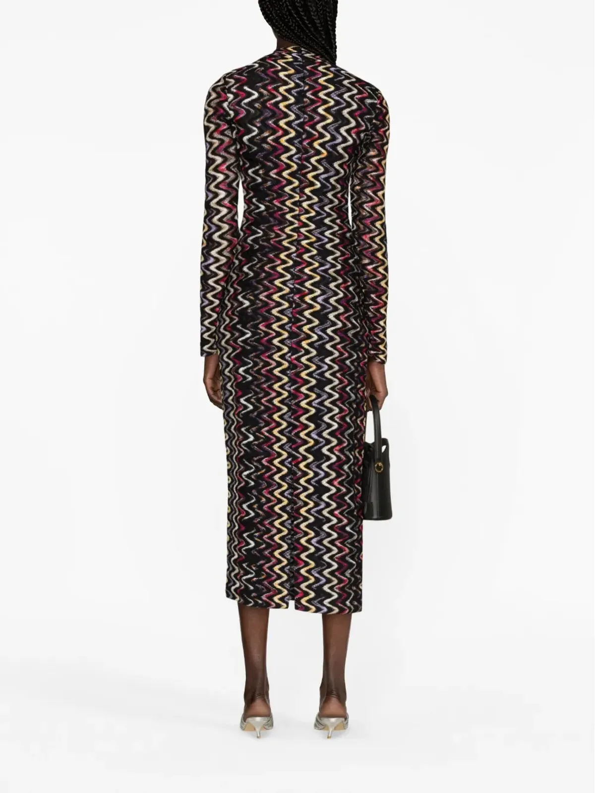 Missoni ジグザグ柄マキシドレス - 画像4