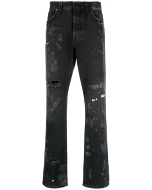032c ダブルシフト ペインターズ distressed-finish ジーンズ - サムネイル1