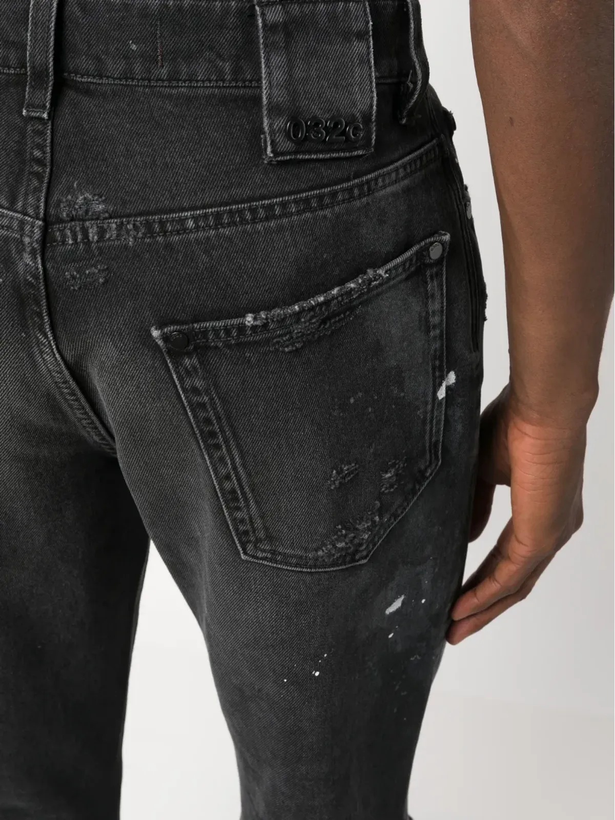 032c ダブルシフト ペインターズ distressed-finish ジーンズ - 画像5
