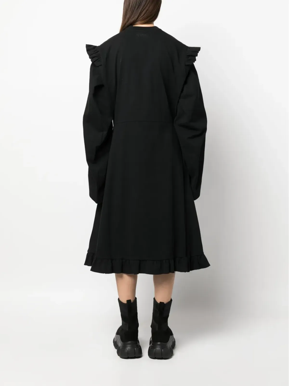 VETEMENTS フリルディテール ミディドレス - 画像4