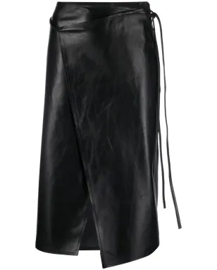 VETEMENTS アシンメトリック レザー スカート - サムネイル1