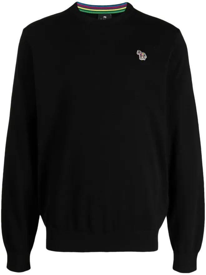 PS Paul Smith PS Paul Smith ゼブラパッチ クルーネック ジャンパーの商品画像
