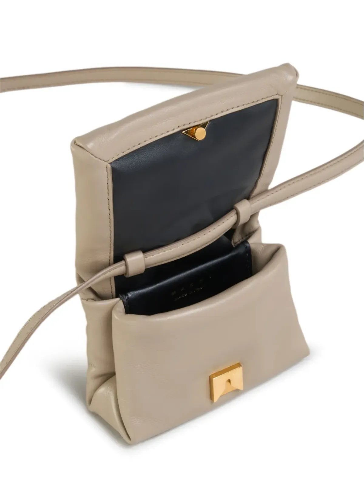 Marni Prisma レザー クラッチバッグ - 画像4