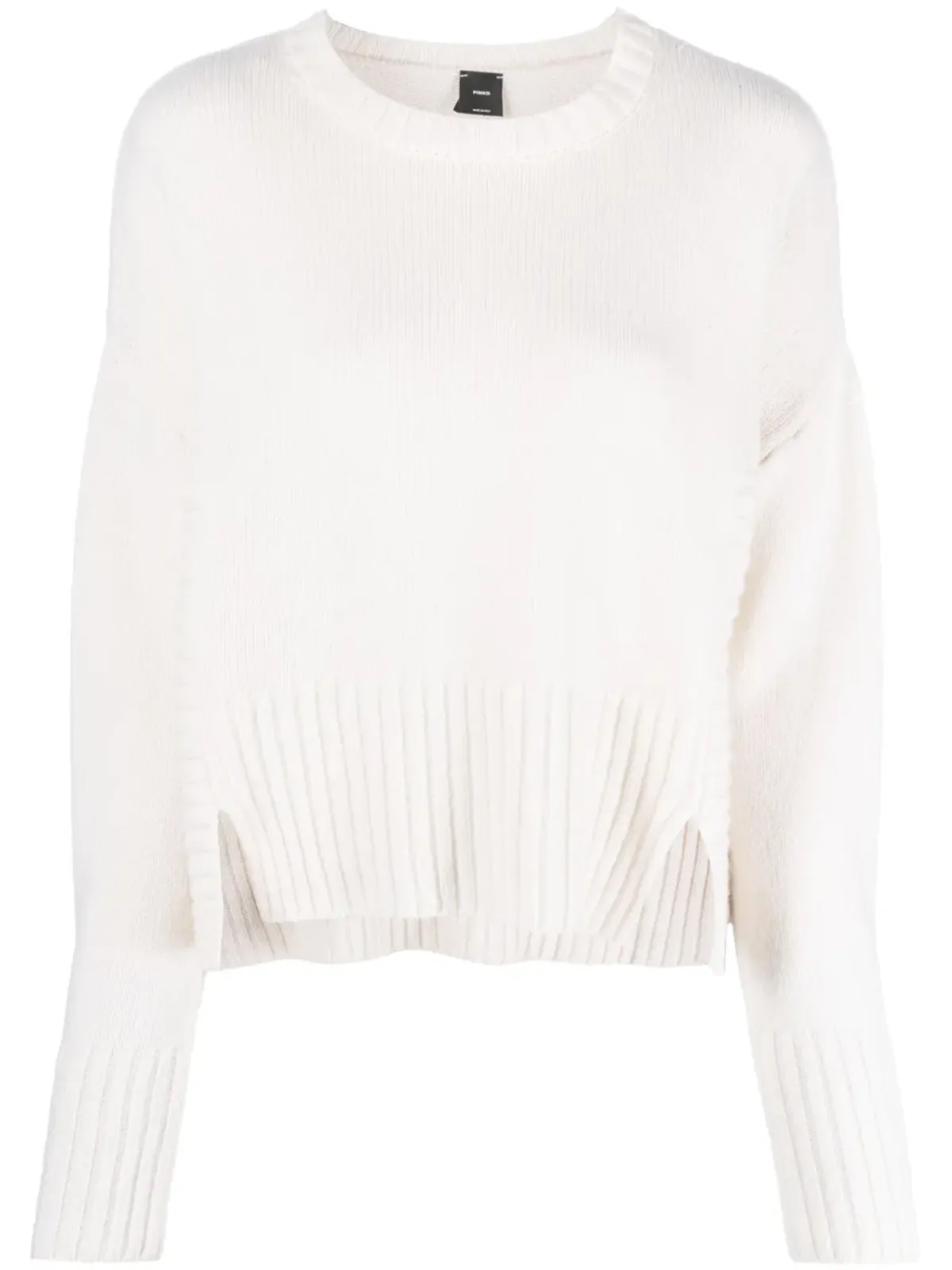PINKO ウールカシミヤ混紡セーター - ホワイト - 画像1