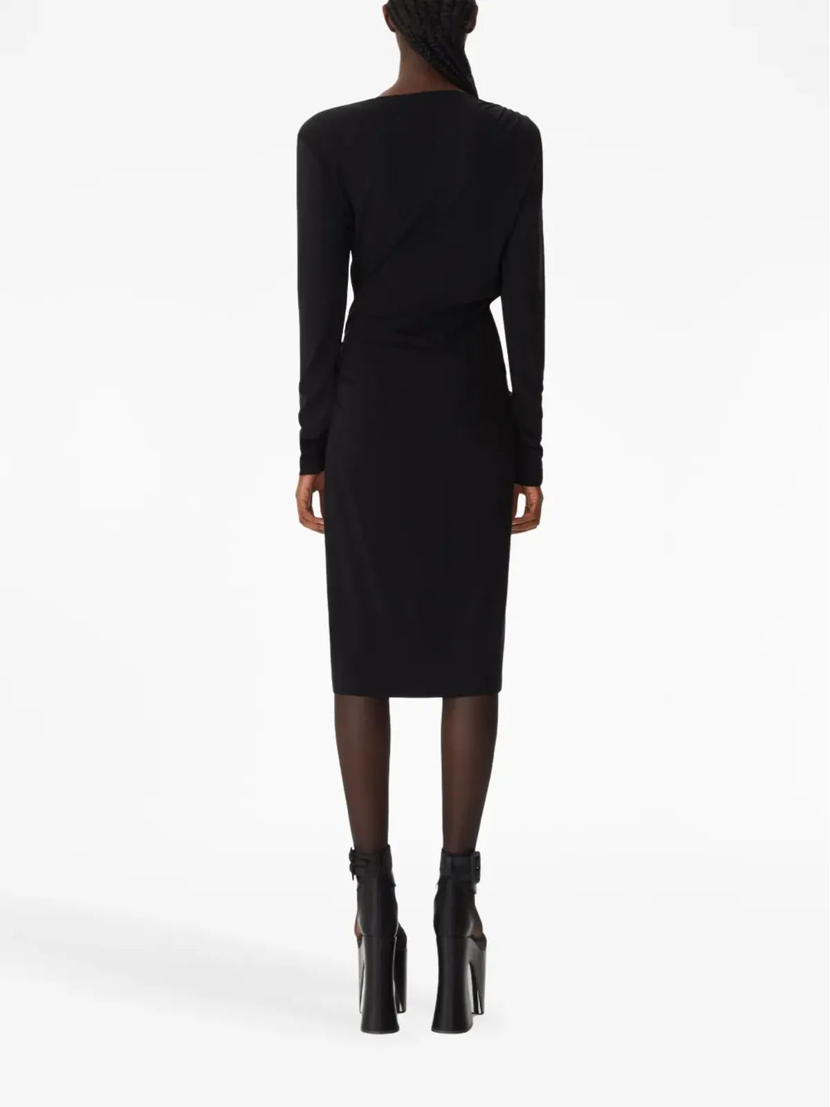Nina Ricci ボウディテール ロングスリーブ ドレス - 画像3