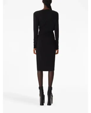 Nina Ricci ボウディテール ロングスリーブ ドレス - サムネイル3