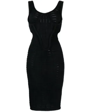 Genny カットアウトディテール ボディコンドレス - ブラック - サムネイル1