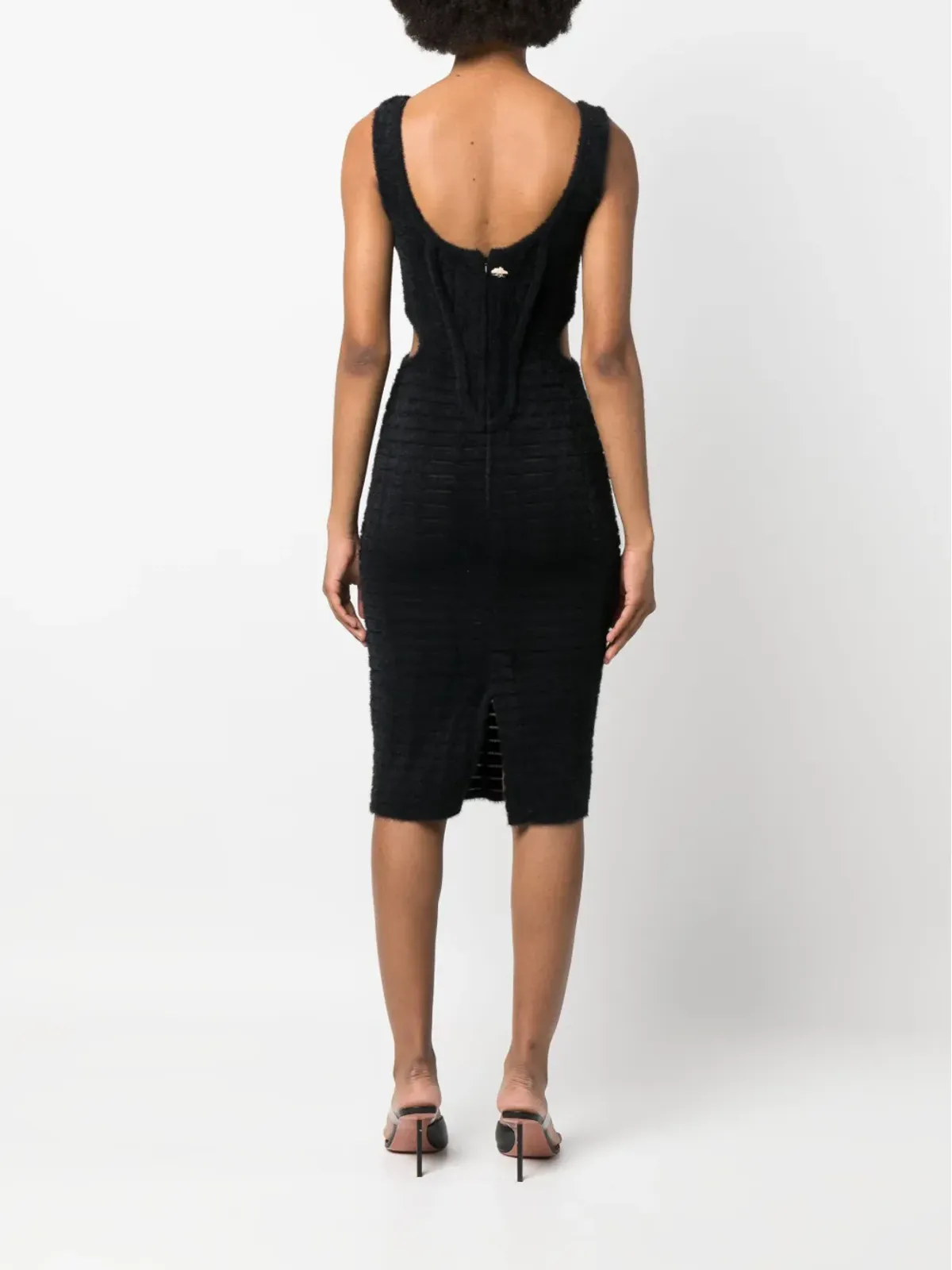 Genny カットアウトディテール ボディコンドレス - ブラック - 画像4
