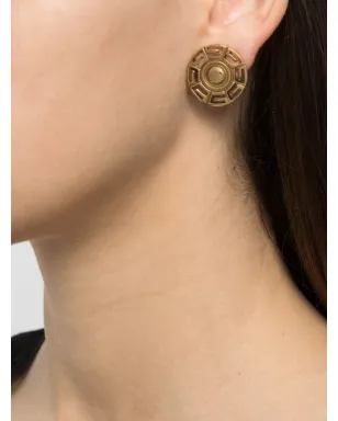 Givenchy ビンテージ 1980年代 G-logo イヤリング - ゴールド - サムネイル2
