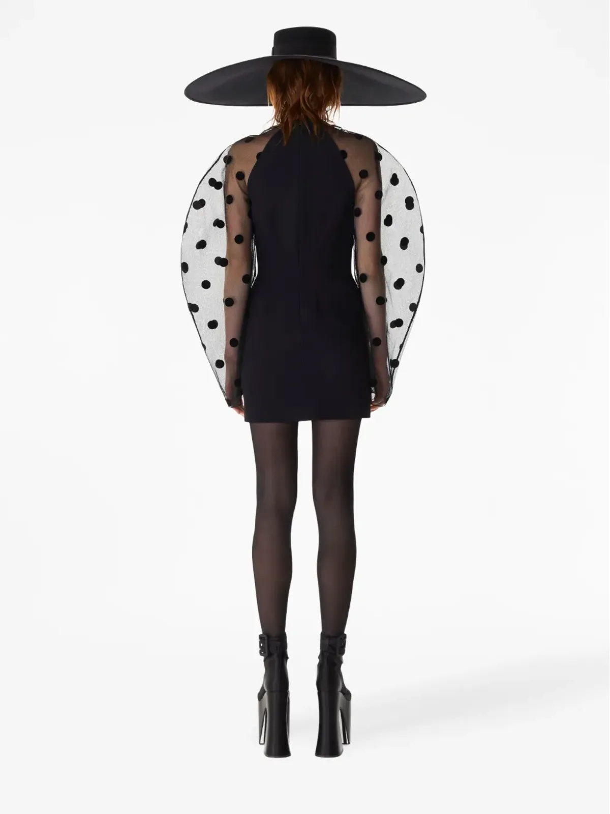 Nina Ricci キャンディ ロングスリーブ チュール ミニドレス - 画像3