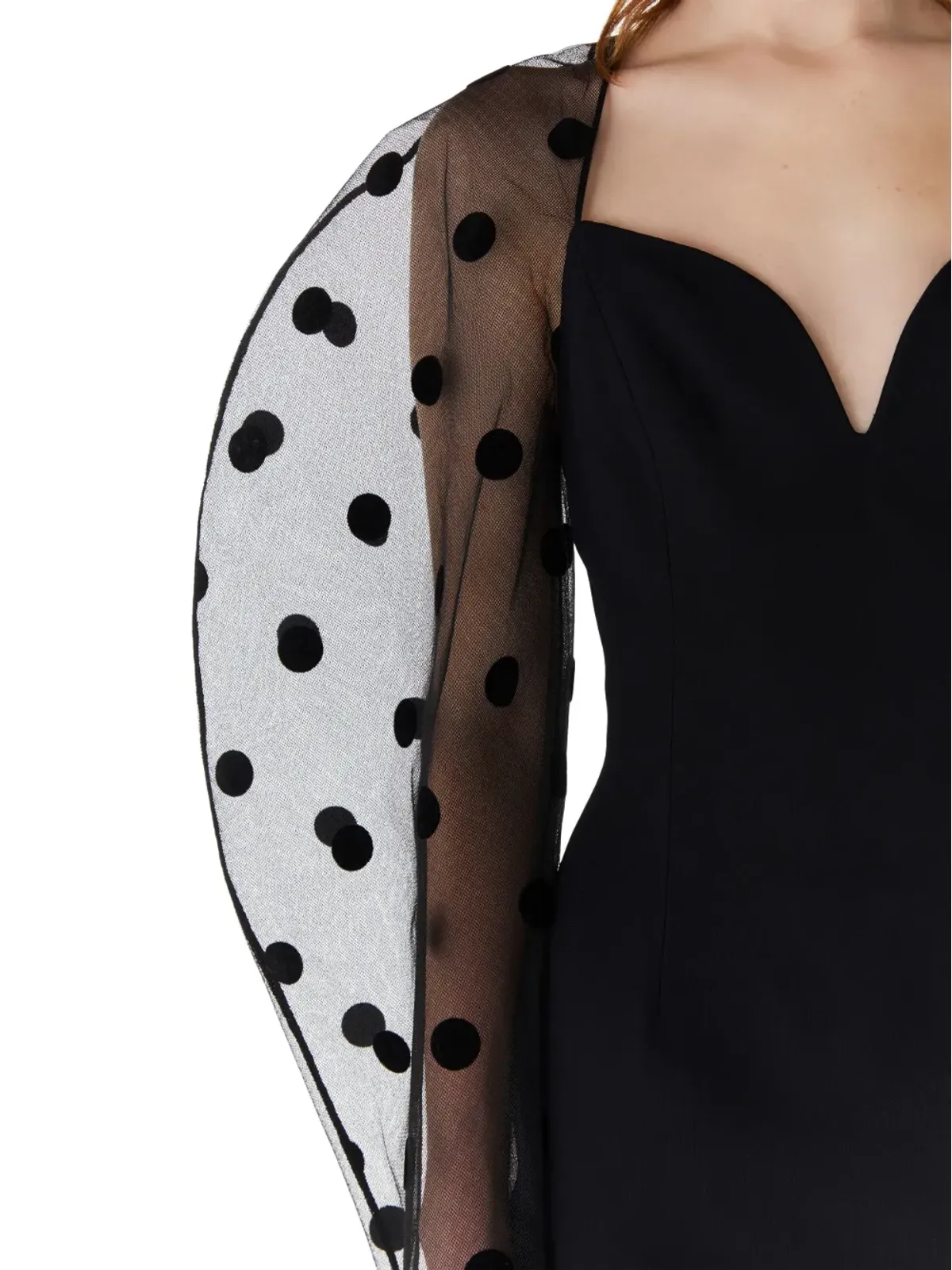 Nina Ricci キャンディ ロングスリーブ チュール ミニドレス - 画像4
