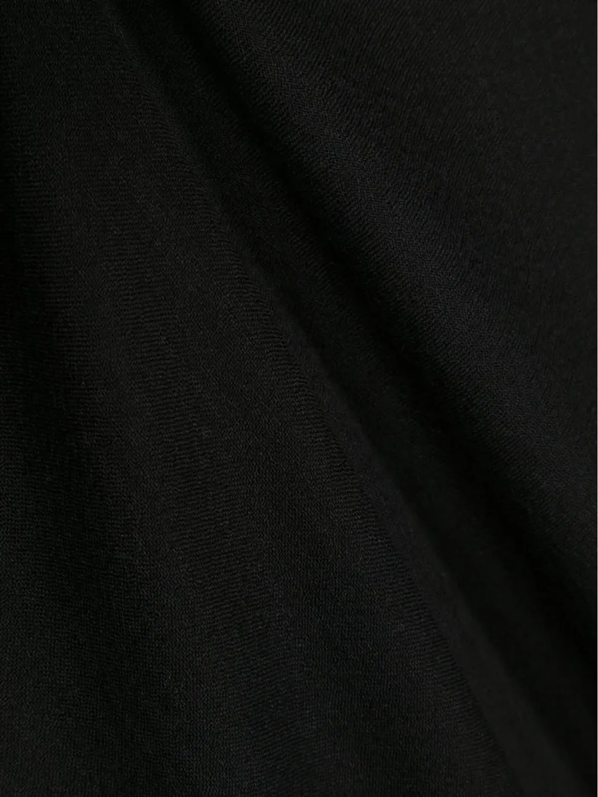 Brunello Cucinelli cashmere-silk fringed scarf - Black - 画像3