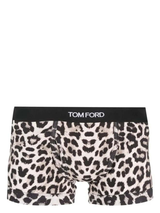 TOM FORD TOM FORD アニマルプリント ストレッチコットン ボクサーの商品画像