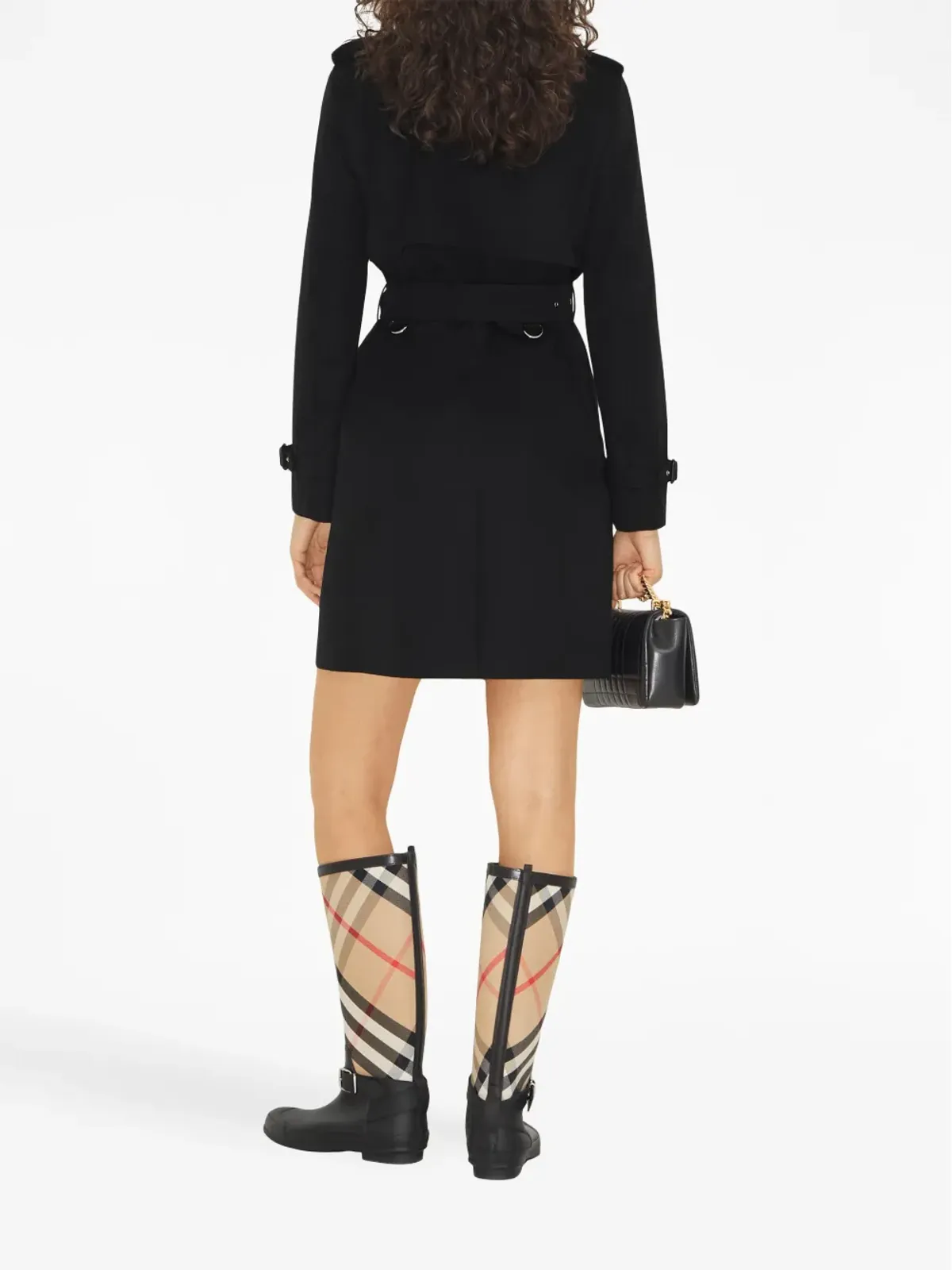 Burberry ヴィンテージ・チェック柄トリム トレンチコート - 画像4
