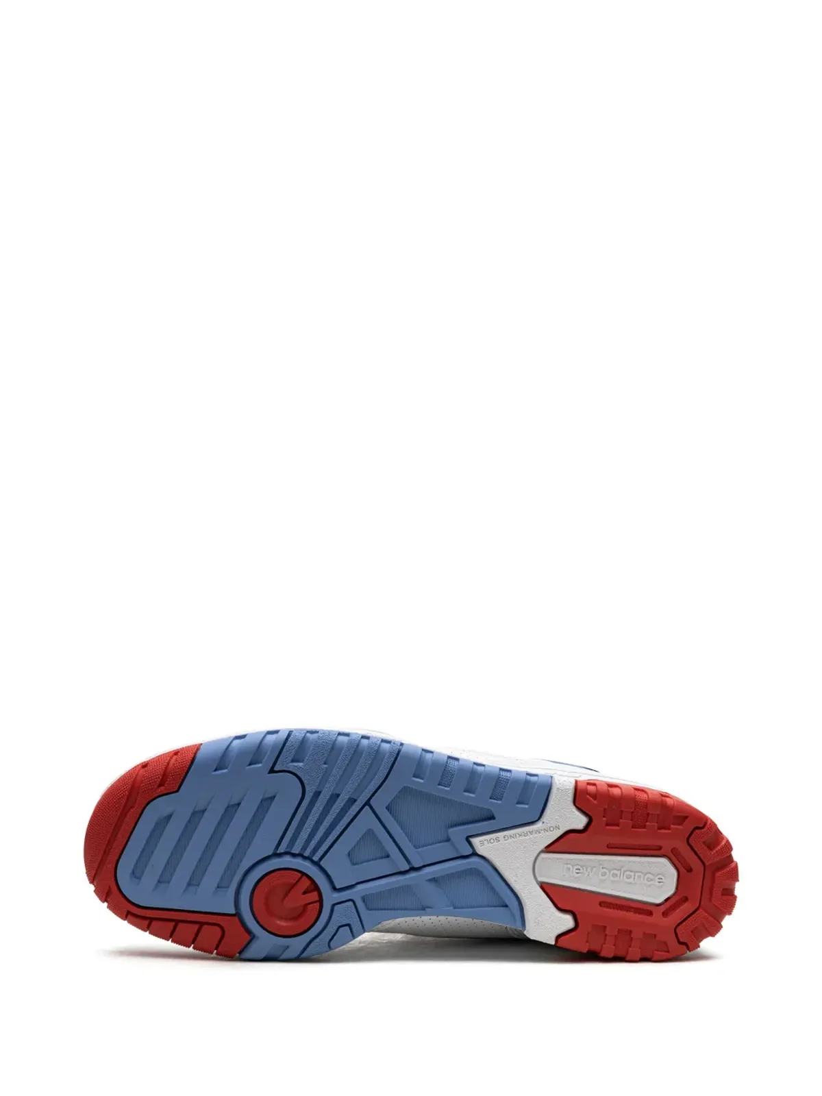 New Balance 550 ホワイト/レッド/ブルー スニーカー - 画像4