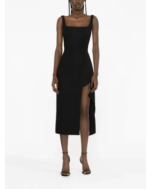 Alexander McQueen ジップ装飾ミディドレス - サムネイル2