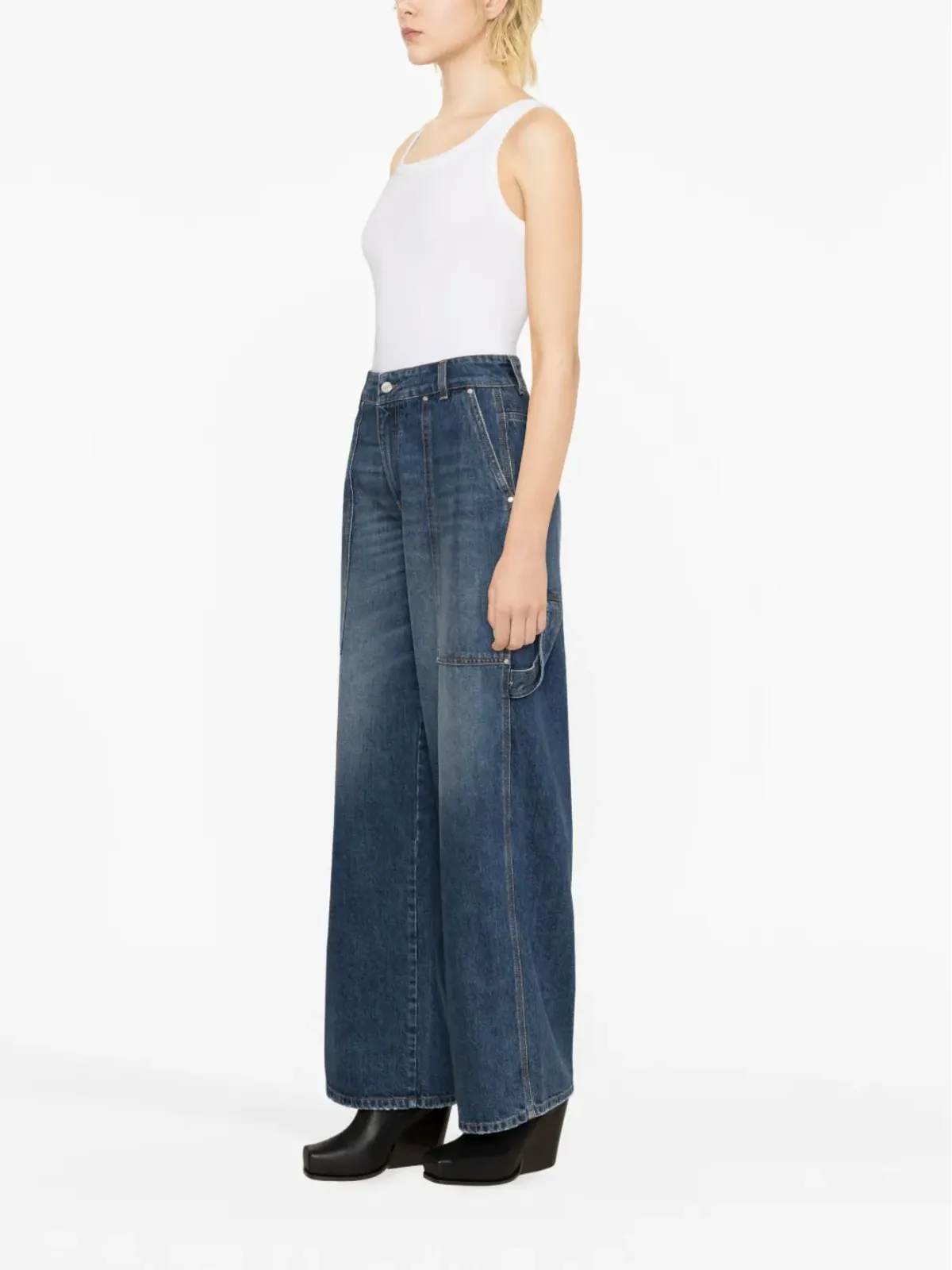 Stella McCartney ワイドレッグジーンズ - 画像4