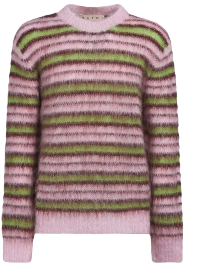 Marni Marni ストライプモヘア混紡ジャンパーの商品画像