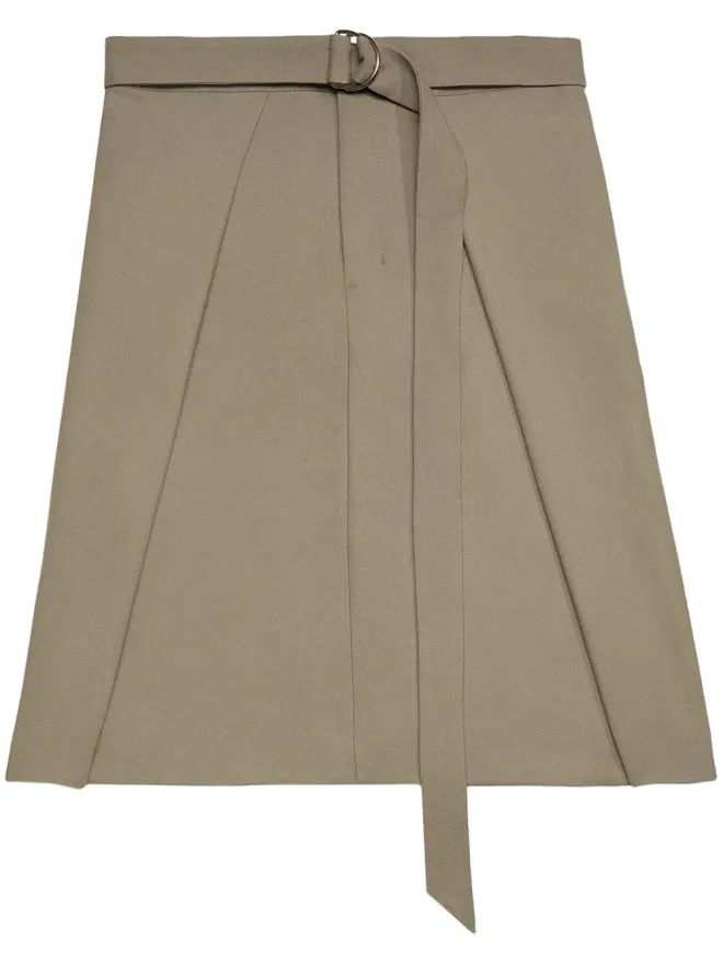 AMI Paris AMI Paris ベルト付きウールミディスカートの商品画像