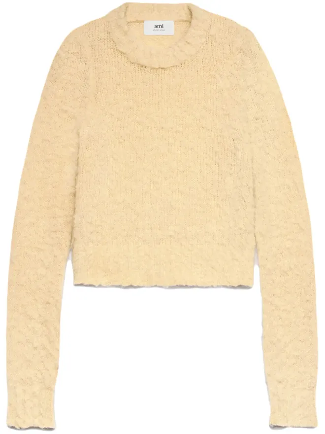 AMI Paris AMI Paris クルーネック ブラッシュド ジャンパーの商品画像