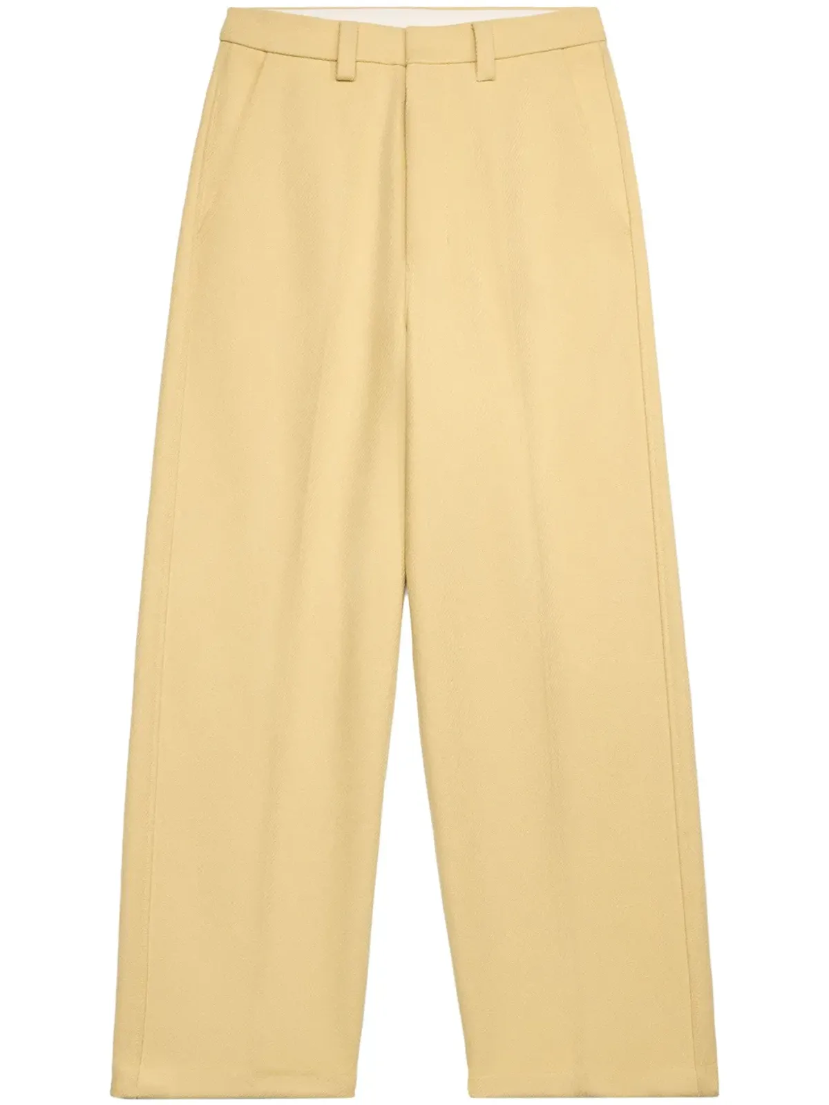 AMI Paris テーラード ワイドレッグパンツ - Yellow - 画像1