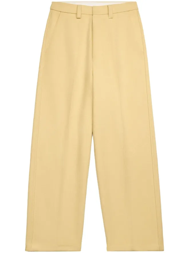 AMI Paris AMI Paris テーラード ワイドレッグパンツ - Yellowの商品画像