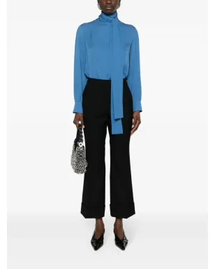 Gucci パッシーボウカラー シルクブラウス - サムネイル2