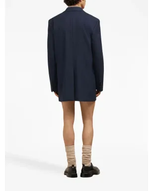 AMI Paris ブルーのシングルブレストブレザー - サムネイル3