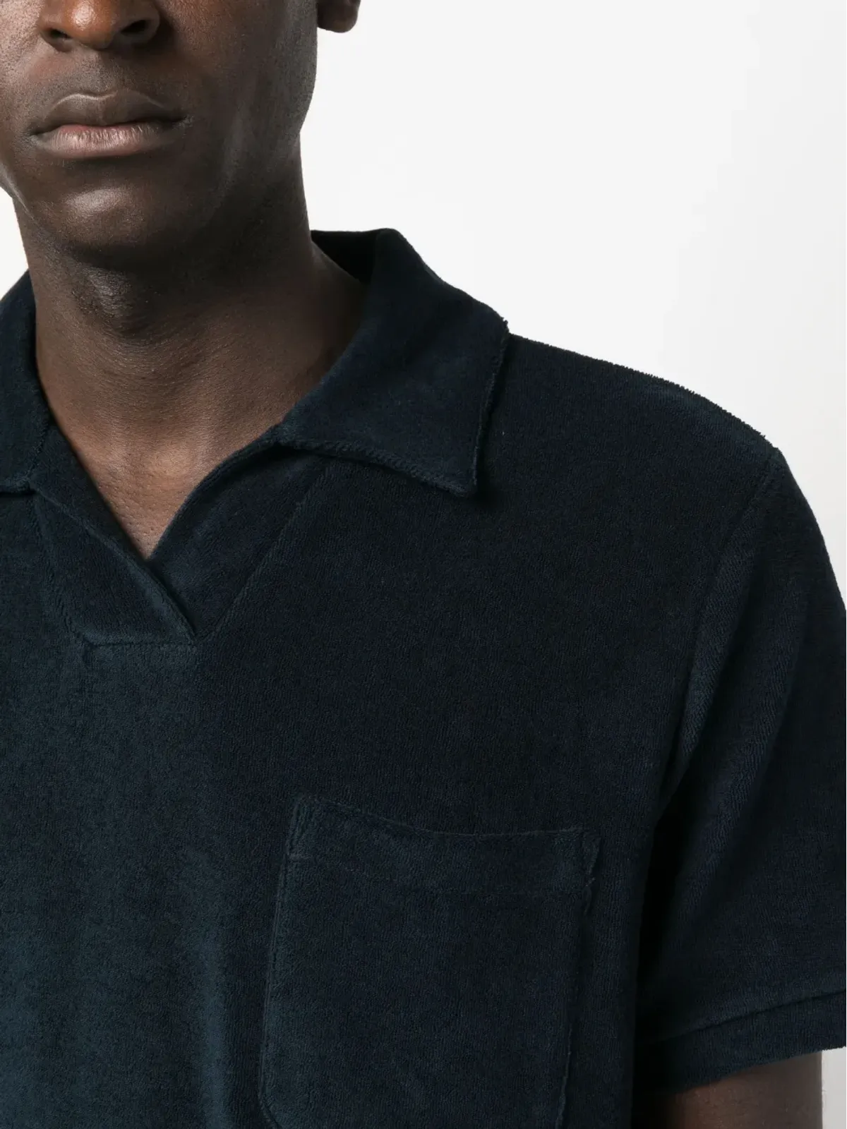 A.P.C. Agustino テリー-フリース ポロシャツ - 画像5