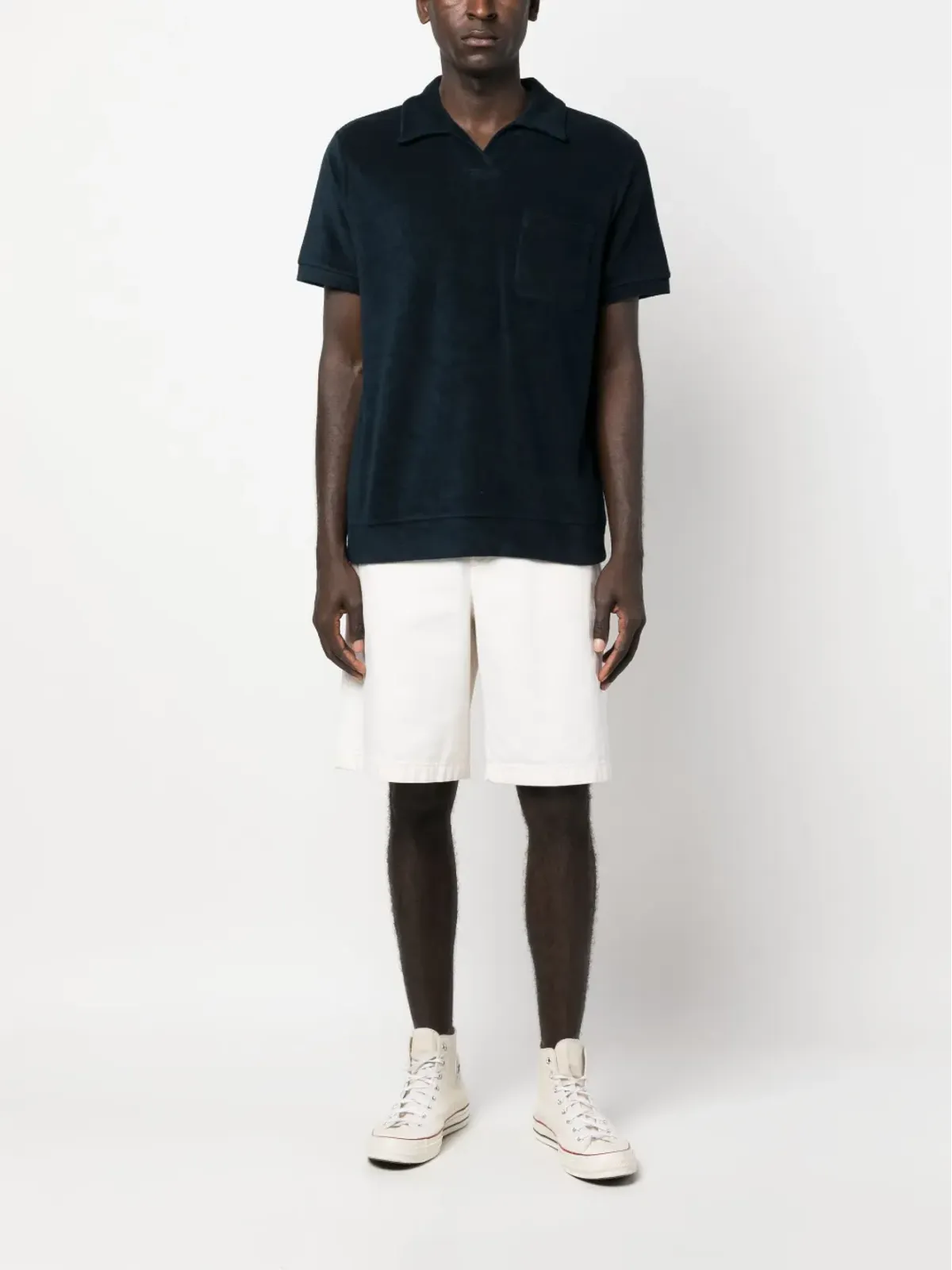 A.P.C. Agustino テリー-フリース ポロシャツ - 画像2