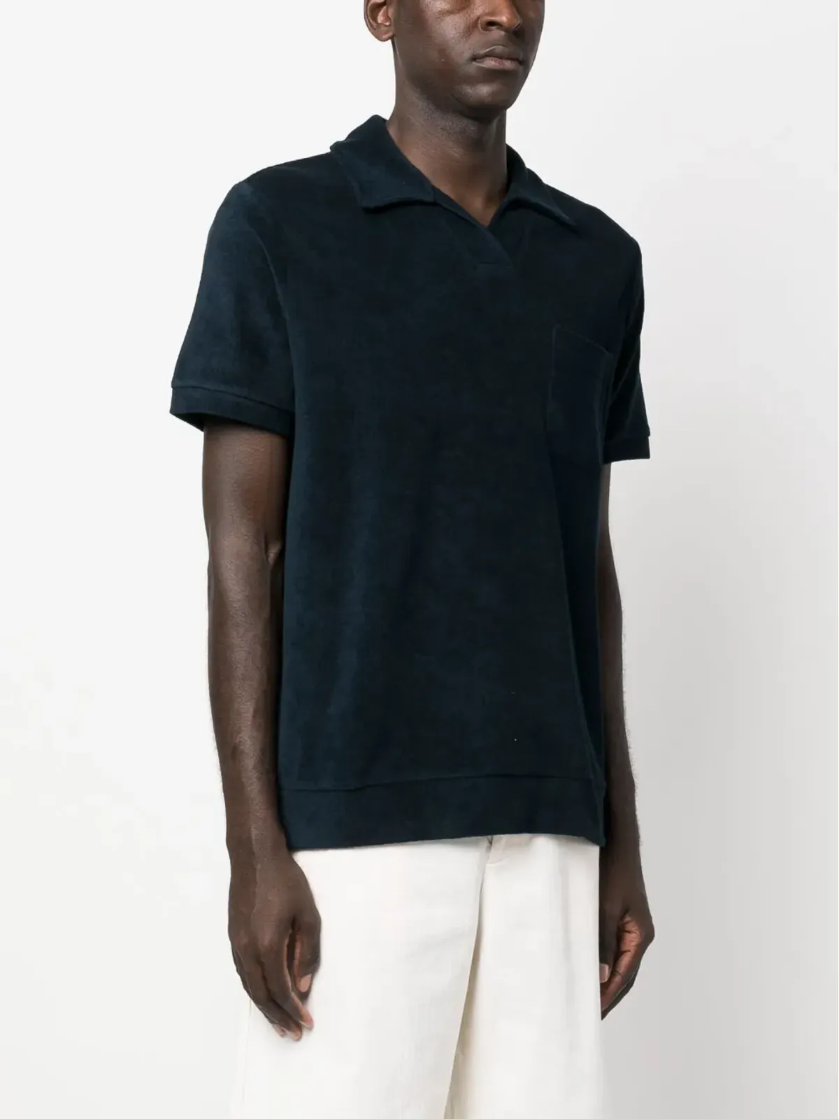 A.P.C. Agustino テリー-フリース ポロシャツ - 画像3