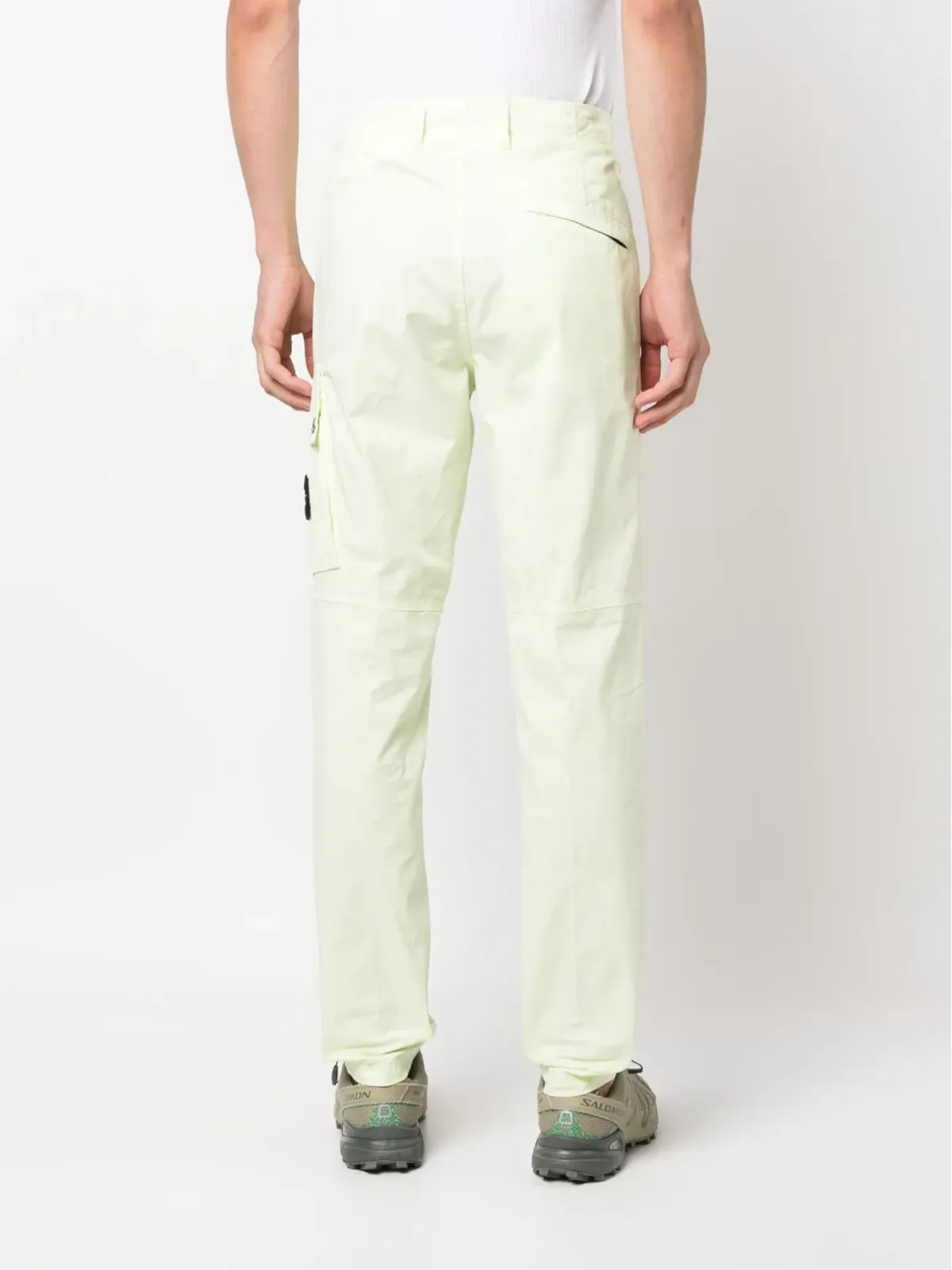 Stone Island コンパスバッジ スリムフィットパンツ - 画像4