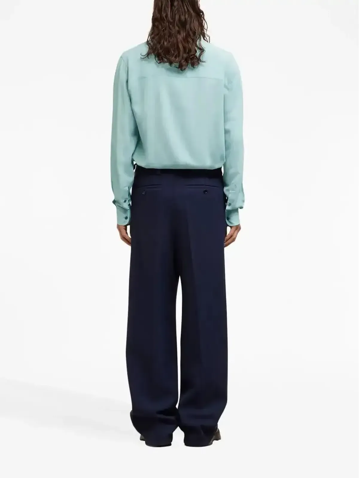 AMI Paris ボタンアップ クレープシャツ - 画像4