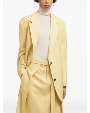AMI Paris ヴァージンウール ブレザー イエロー - サムネイル5