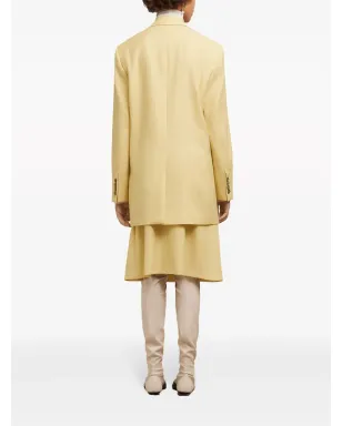 AMI Paris ヴァージンウール ブレザー イエロー - サムネイル4