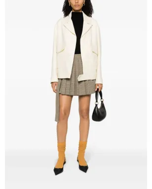AMI Paris ノッチドラペル ヴァージンウール ジャケット - White - サムネイル2