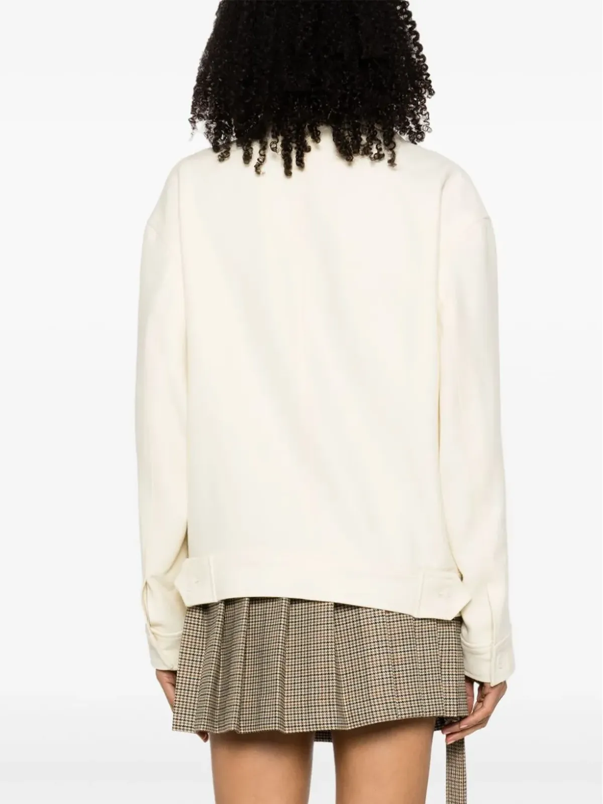 AMI Paris ノッチドラペル ヴァージンウール ジャケット - White - 画像4