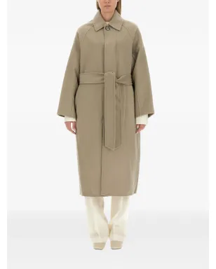 AMI Paris ベルト付きシングルブレストコート - サムネイル2