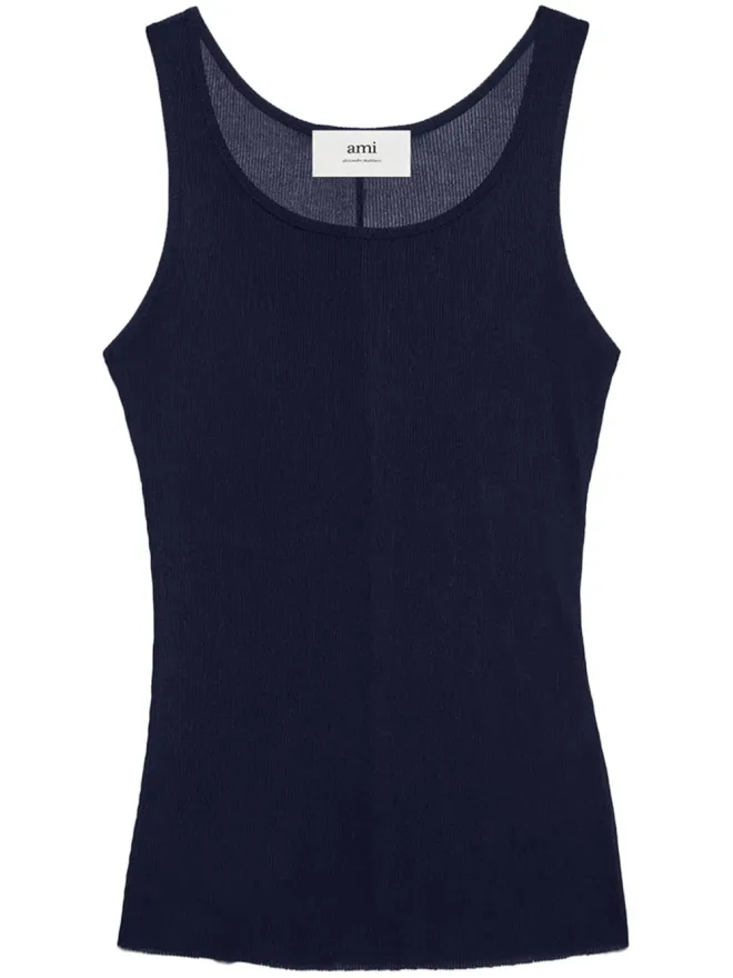 AMI Paris AMI Paris 半透け感のある丸首タンクトップの商品画像