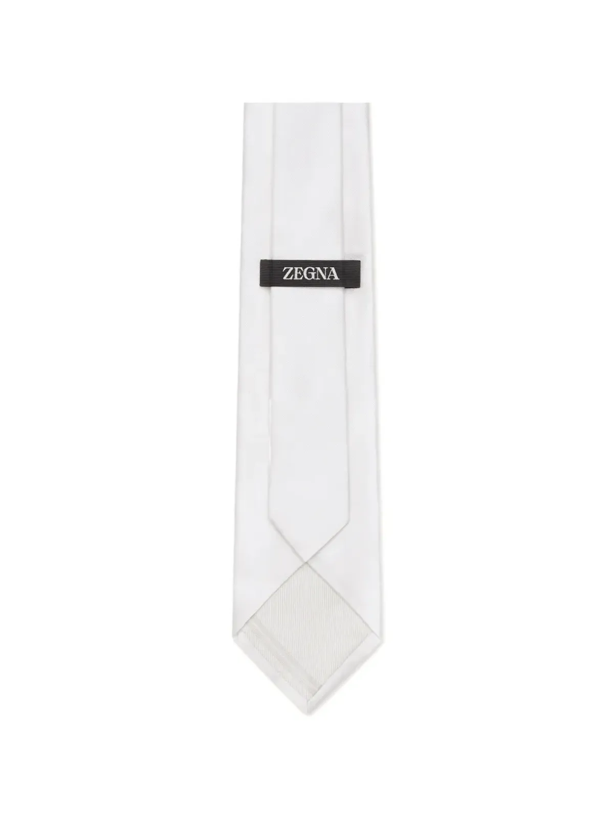 Zegna シルクタイ（ホワイト） - 画像2
